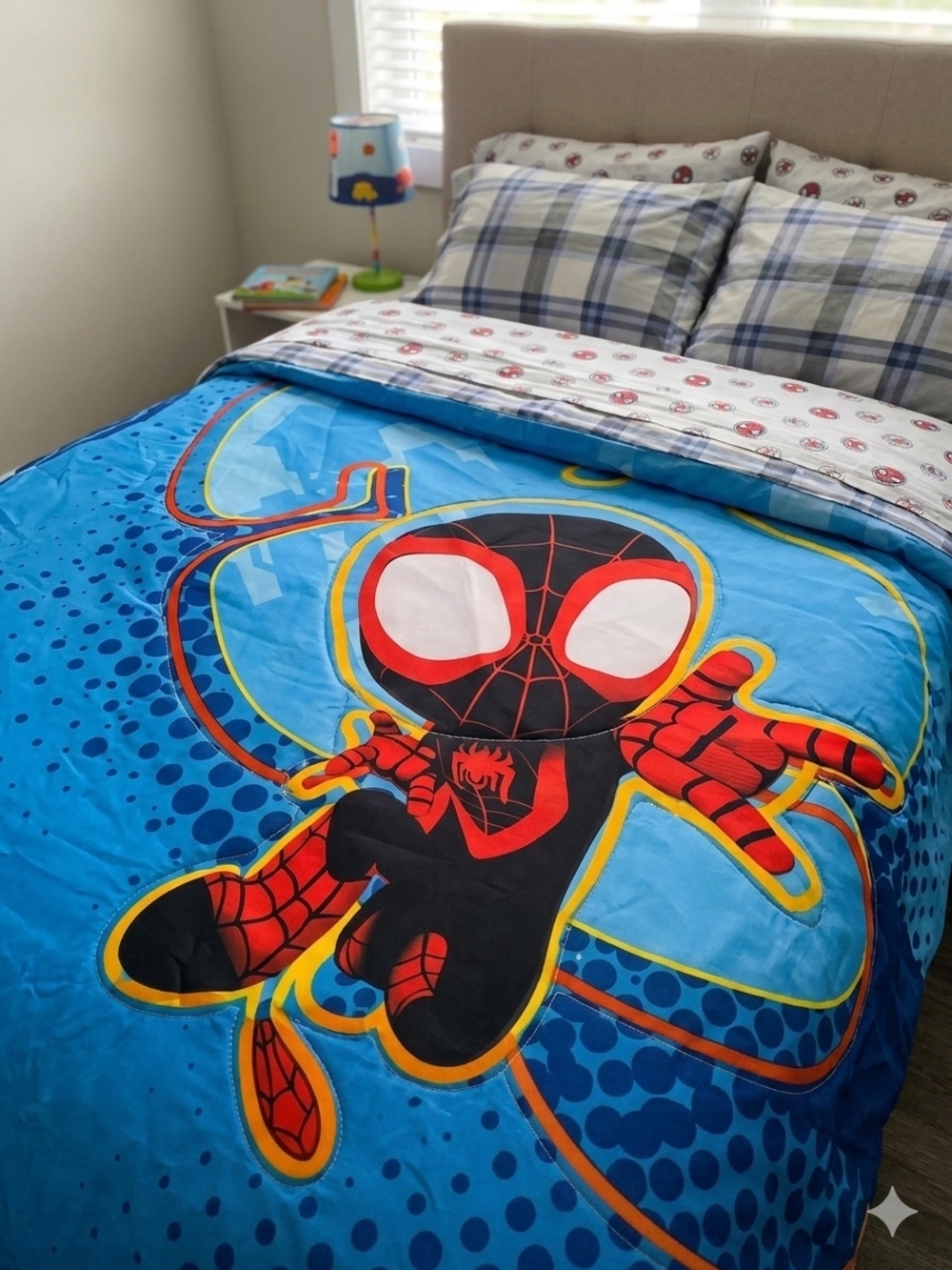 Marvel Blue and Red Spider-Man Kids Comforter